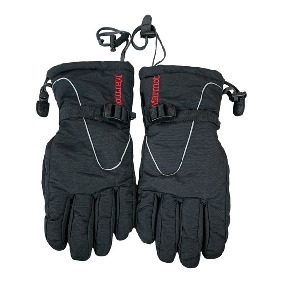 Women’s Gloves MARMOT Gore Tex Black Warm Gloves Snow Sport Gloves - Picture 2 of 6